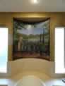 Mediterranean Terrace Mural Above Bath Tub 2